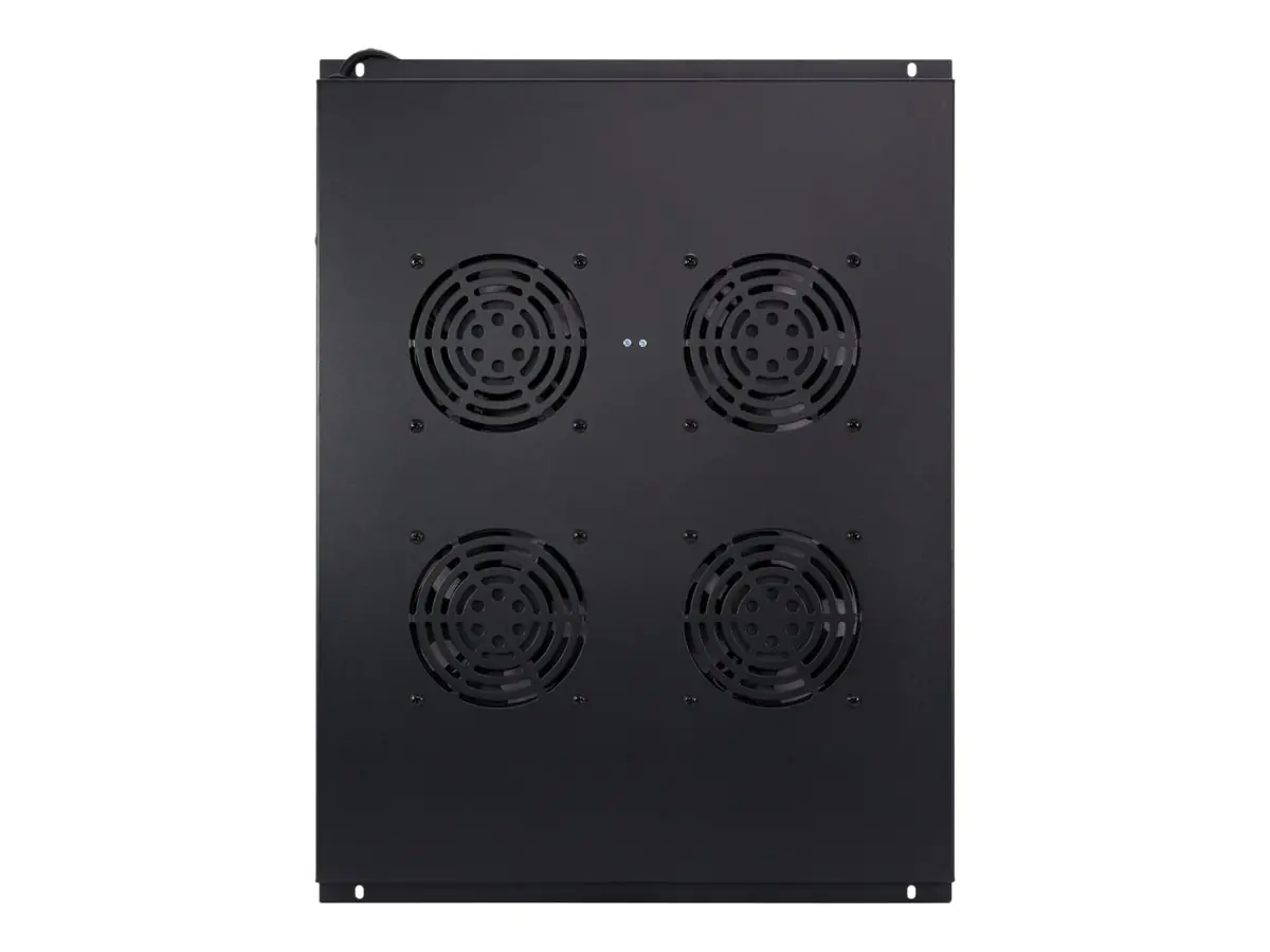 Inter-Tech SWSN-800 - Rack-Lüfter - Schwarz, RAL 9005 - 48.3 cm (19")