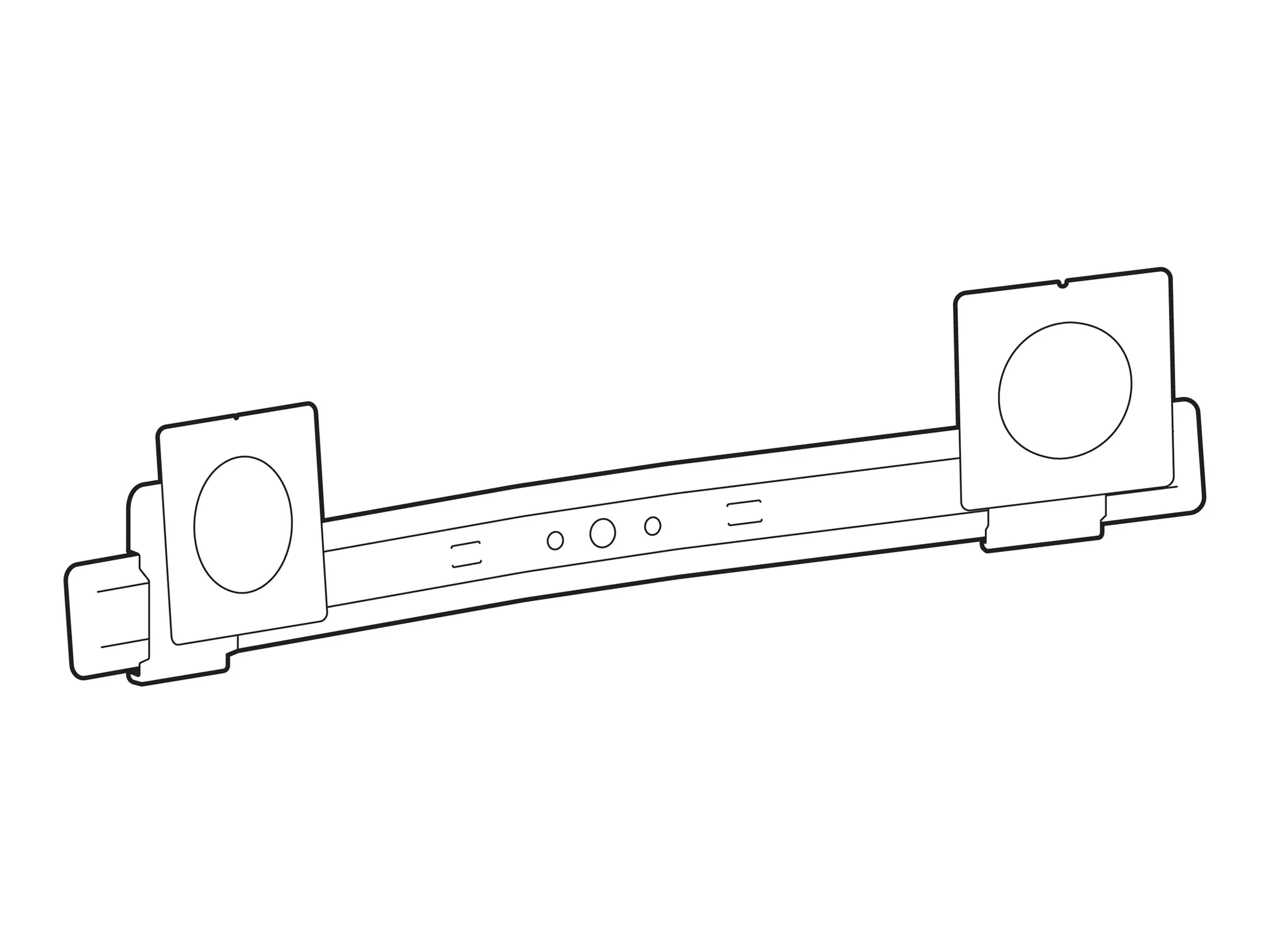 Ergotron LX Pro - Befestigungskit (Bogen, 2 Drehgelenke) - für Flachbildschirm - Dual Direct,