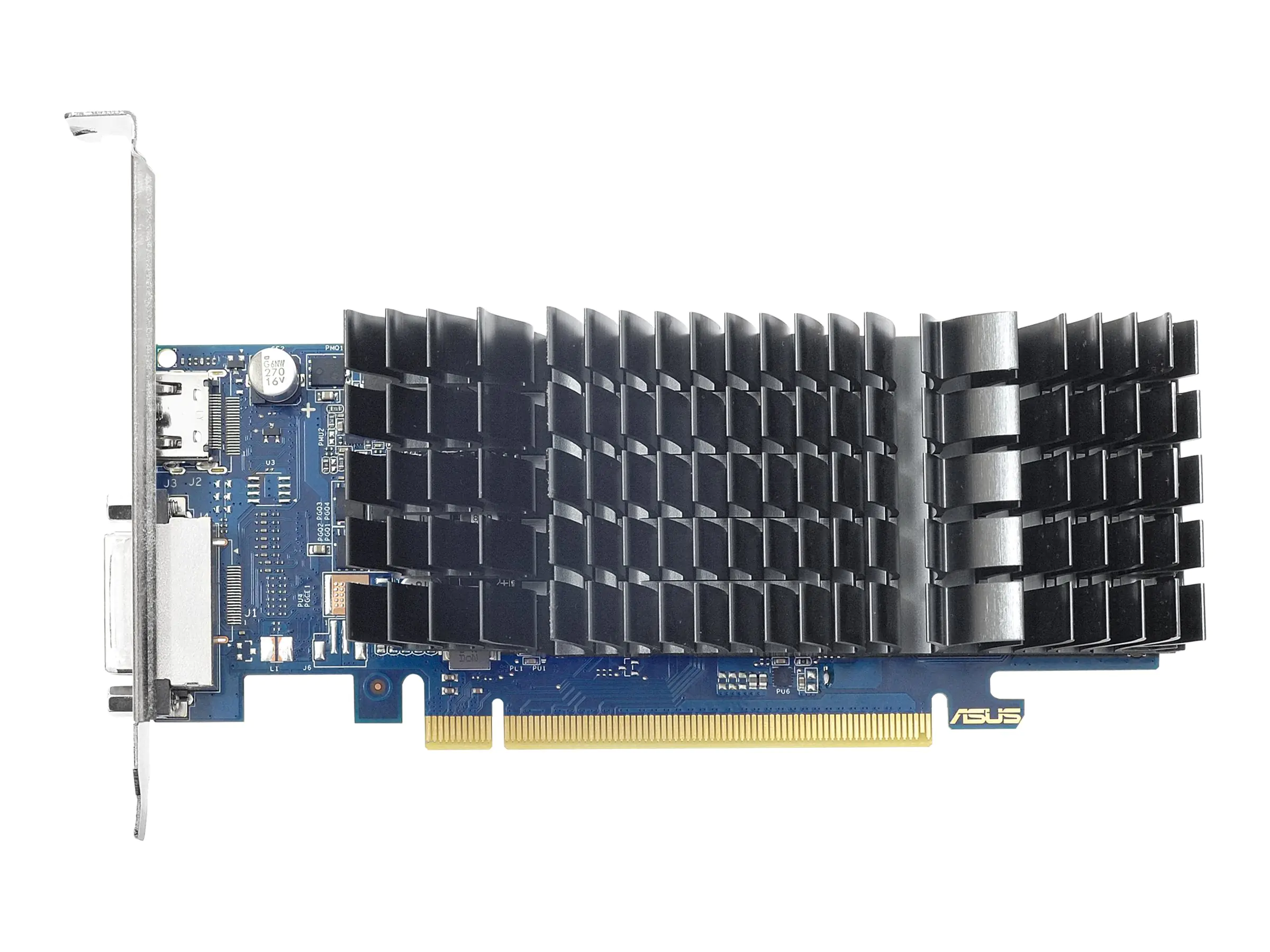 ASUS GT1030-SL-2G-BRK - Grafikkarten - GF GT 1030 - 2 GB GDDR5 - PCIe 3.0 Low-Profile - DVI, HDMI - ohne Lüfter
