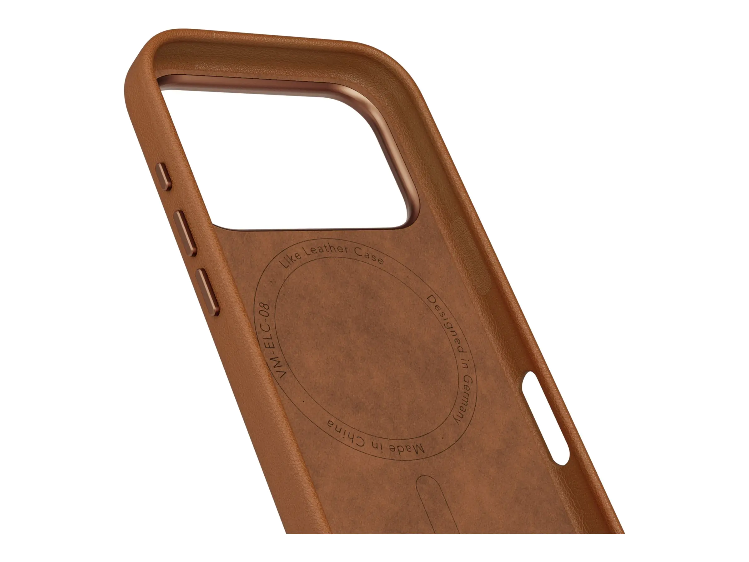 Vonmählen Kunstleder-Case für iPhone 17 Pro Max braun