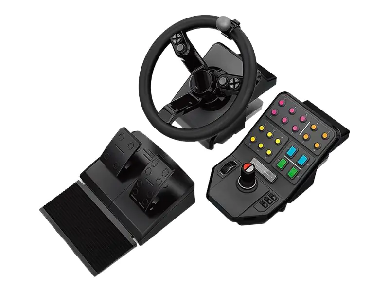 Logitech Heavy Equipment - G-Series - Lenkrad- und Pedale-Set - kabelgebunden - für PC Logitech Heavy Equipment - G-Series - Lenkrad- und Pedale-Set - kabelgebunden - für PC
