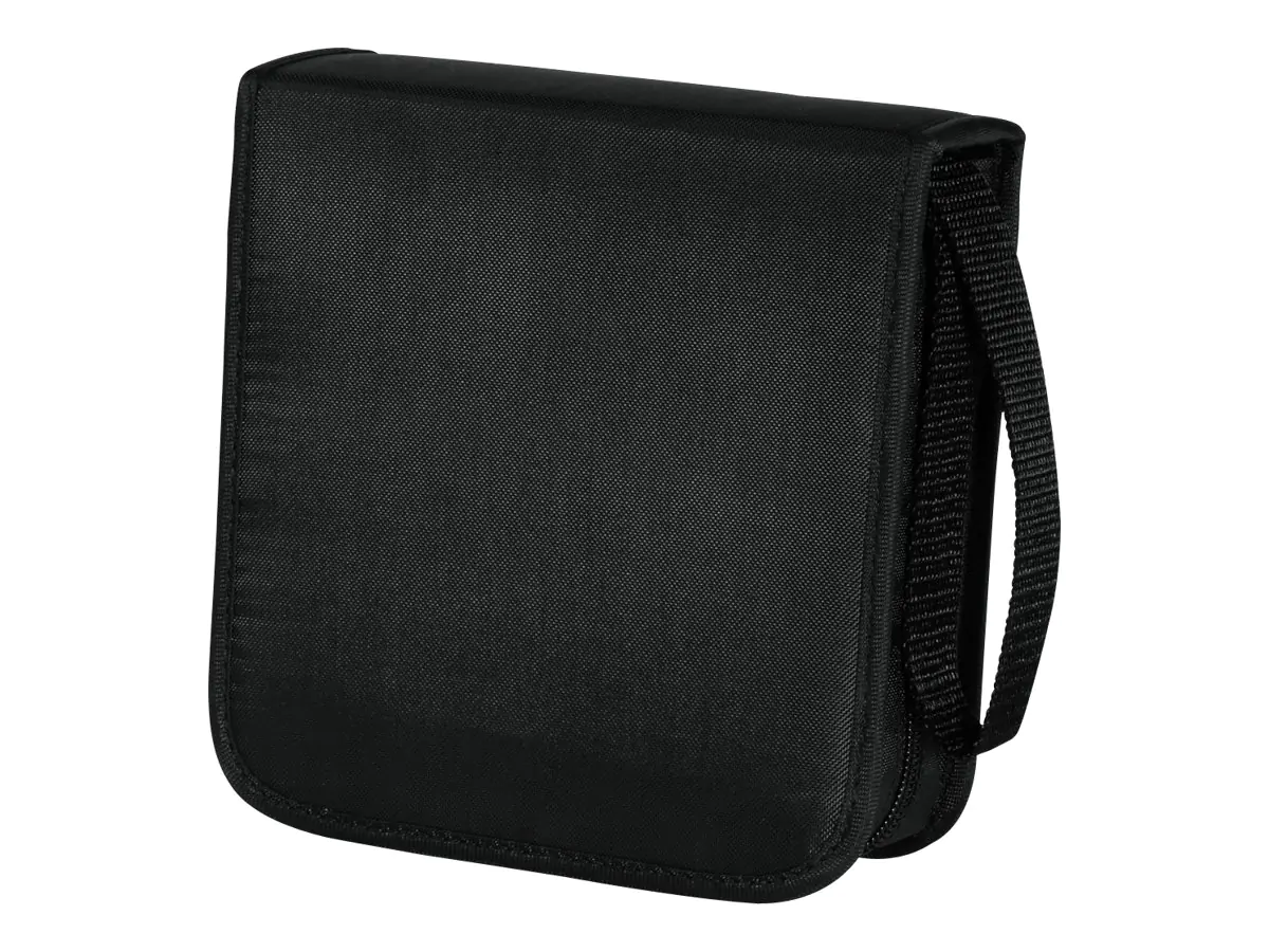 Hama CD Wallet Nylon 40 - Tasche für CDs/DVDs - 40 CDs/DVDs - Nylon - Schwarz