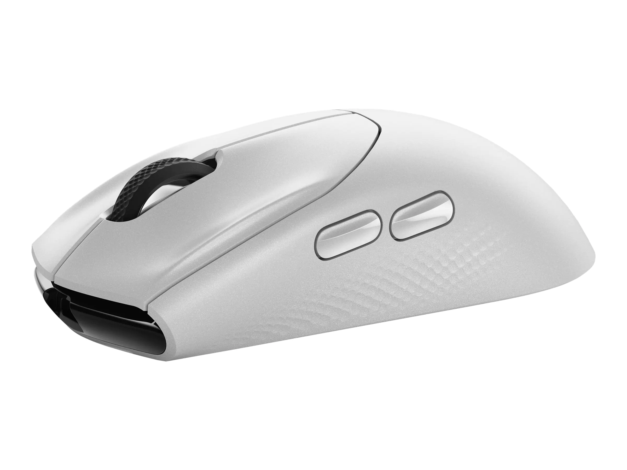 Alienware Tri-Mode Gaming Mouse AW720M - Maus - optisch - 8 Tasten - kabellos, kabelgebunden - USB, 2.4 GHz, Bluetooth 5.1 - Lunar Light