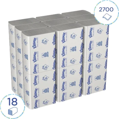 Kleenex® Papierhandtuch ULTRA™ 24,1 x 19,1 cm (B x L) Airflex™ weiß 18 x 150 Bl./Pack. Kleenex® Papierhandtuch ULTRA™ 24,1 x 19,1 cm (B x L) Airflex™ weiß 18 x 150 Bl./Pack.