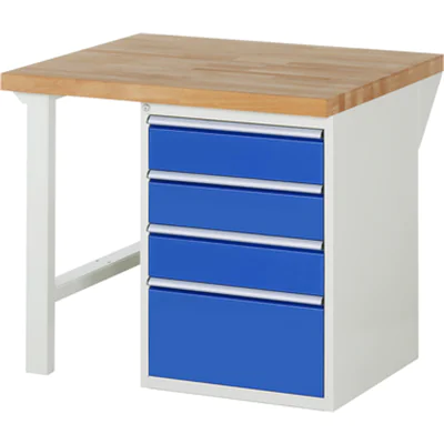 RAU Werkbank 7000 1.000 x 890 x 900 mm (B x H x T) enzianblau lichtgrau