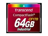 Transcend CF170 Industrial - Flash-Speicherkarte - 64 GB - 170x - CompactFlash