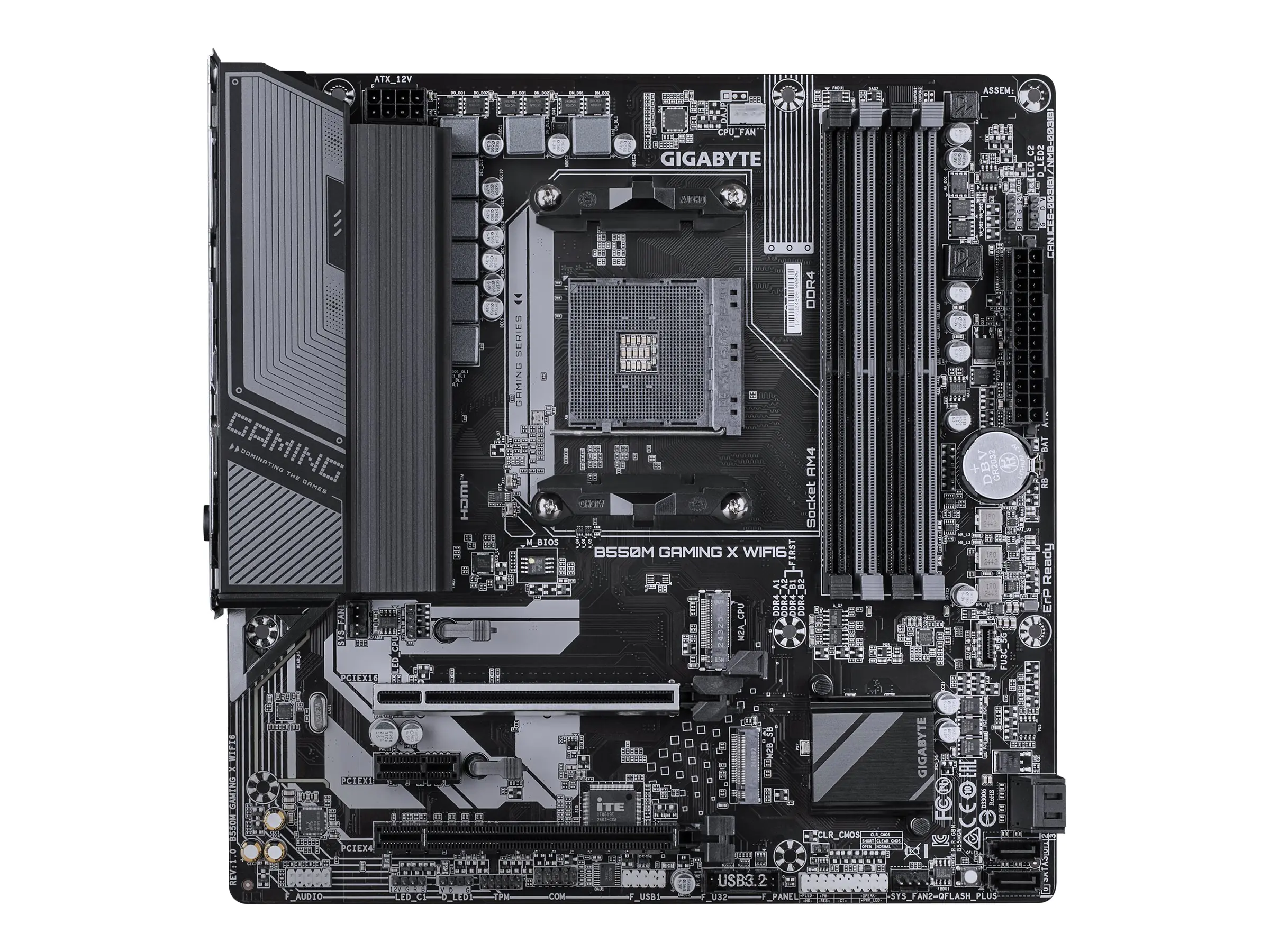 Gigabyte B550M GAMING X WIFI6 - Motherboard - micro ATX - Socket AM4 - AMD B550 Chipsatz - USB 3