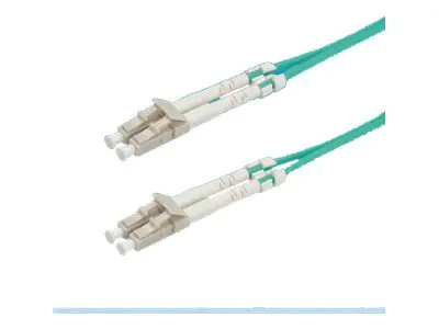 Secomp - Netzwerkkabel - LC Multi-Mode (M) zu LC Multi-Mode (M) - 10 m - Glasfaser - 50/125 Mikrometer - OM3 - halogenfrei - grün