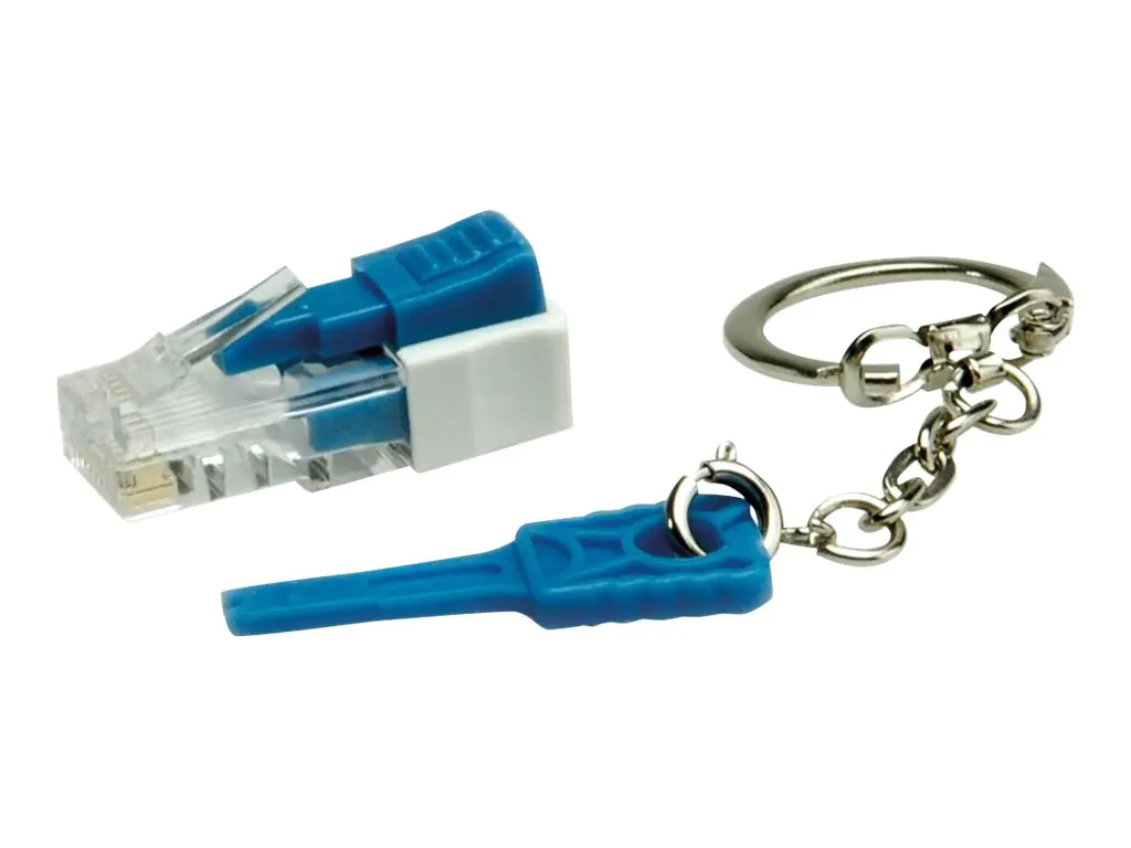 Roline - Netzwerkanschluss - RJ-45 (M) - durchsichtig