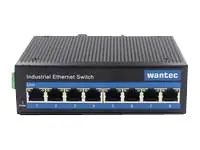 WANTEC Switch - unmanaged - 8 x 10/100/1000 (PoE) 3404