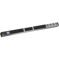 Bachmann BlueNet BN0500 - Stromverteilungseinheit - Wechselstrom 230 V - Ausgangsanschlüsse: 20 (16 x IEC 60320 C13, 4 x CEE 7/3) - 3 m