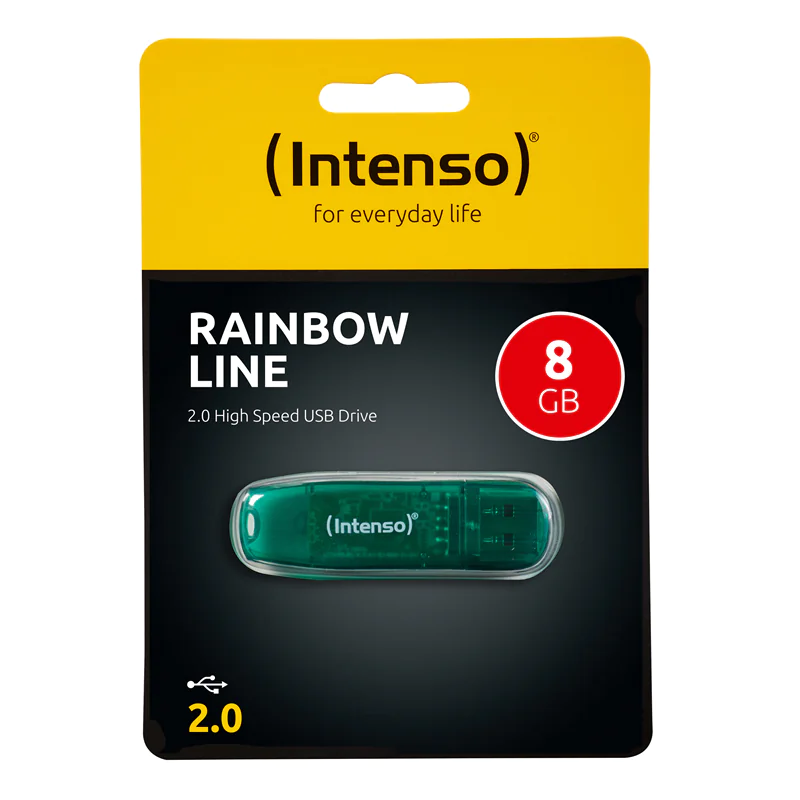 Intenso Rainbow Line - USB-Flash-Laufwerk - 8 GB - USB 2.0 Intenso Rainbow Line - USB-Flash-Laufwerk - 8 GB - USB 2.0