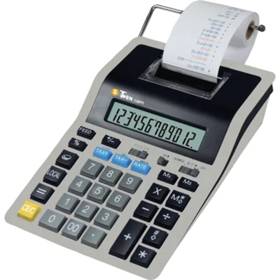TWEN Tischrechner 120 PD druckend 12stellig Netz/Batterie sw TWEN Tischrechner 120 PD druckend 12stellig Netz/Batterie sw