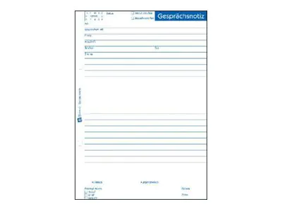 Avery Zweckform Notizformular - 50 Blatt - A5 (148 x 210 mm) 1210