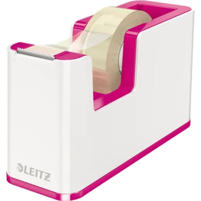 Leitz Tischabroller WOW 53641023 bis 19mmx33m PS ws/pi +Klebeband Leitz Tischabroller WOW 53641023 bis 19mmx33m PS ws/pi +Klebeband