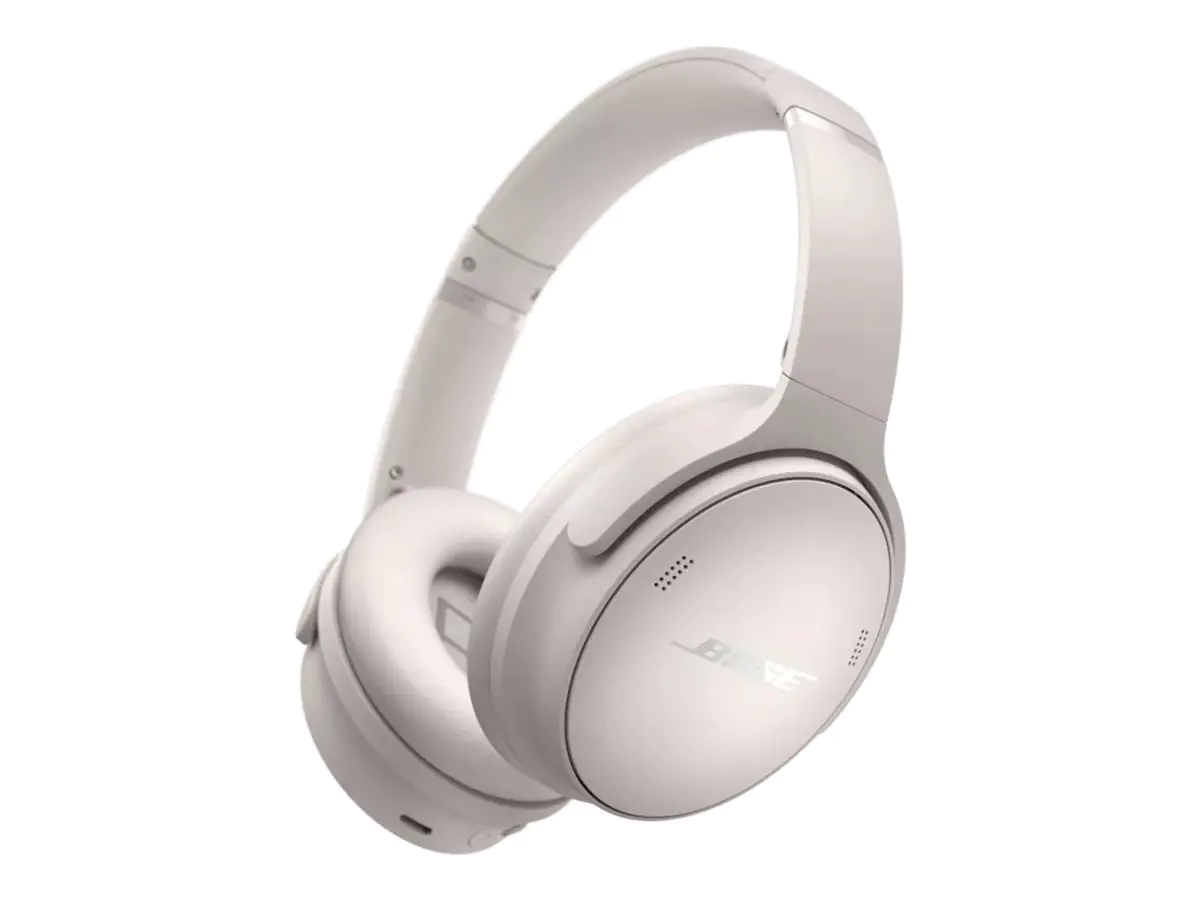 Bose QuietComfort - Kopfhörer mit Mikrofon - ohrumschließend - Bluetooth - kabellos, kabelgebunden - aktive Rauschunterdrückung - 3,5 mm Stecker - rauchweiß Bose QuietComfort - Kopfhörer mit Mikrofon - ohrumschließend - Bluetooth - kabellos, kabelgebunden - aktive Rauschunterdrückung - 3,5 mm Stecker - rauchweiß