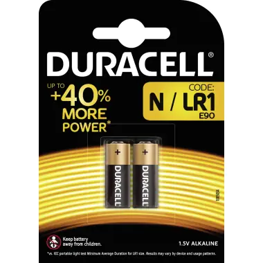 DURACELL Batterie Alkaline Security N MN9100 203983 1.5V 2 St./Pack