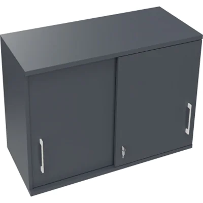 Aufsatz Schiebetürenschrank 2OH B1000xT442xH736mm Lavagrau