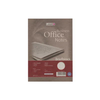 Landre Briefblock 100050118 DIN A5 Recycling 50Blatt kariert Landre Briefblock 100050118 DIN A5 Recycling 50Blatt kariert
