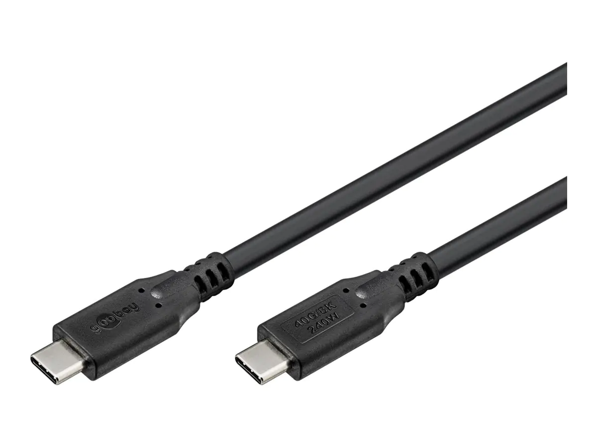 Goobay 74183 USB4 240W USB-C Kabel 1 m - Kabel - Digital/Daten
