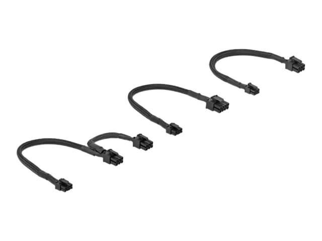 Delock Stromkabelkit - 300 V - 4 A - Schwarz - für Apple Mac Pro (Spät 2019) 86735