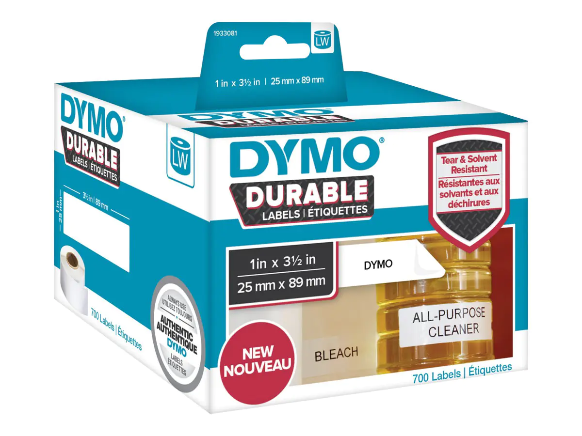 Dymo LabelWriter Address - Klebstoff - weiß - 89 x 25 mm 700 Etikett(en) (2 Rolle(n)