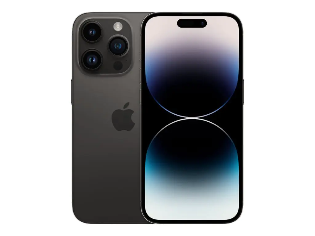 Apple iPhone 14 Pro - 5G Smartphone - Dual-SIM / Interner Speicher 256 GB - OLED-Display - 6.1" - 2556 x 1179 Pixel (120 Hz) - Triple-Kamera 48 MP, 12 MP, 12 MP - front camera 12 MP - Space Black