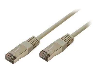 LogiLink - Patch-Kabel - RJ-45 (M) zu RJ-45 (M) - 10 m - Paare in Metallfolie (PiMf) - CAT 6 - geformt, ohne Haken, verseilt - Grau