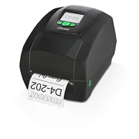 Custom D4 202 ETH, Direkt Wärme/Wärmeübertragung, 203 x 203 DPI, Kabelgebunden, Schwarz 911MK020100733