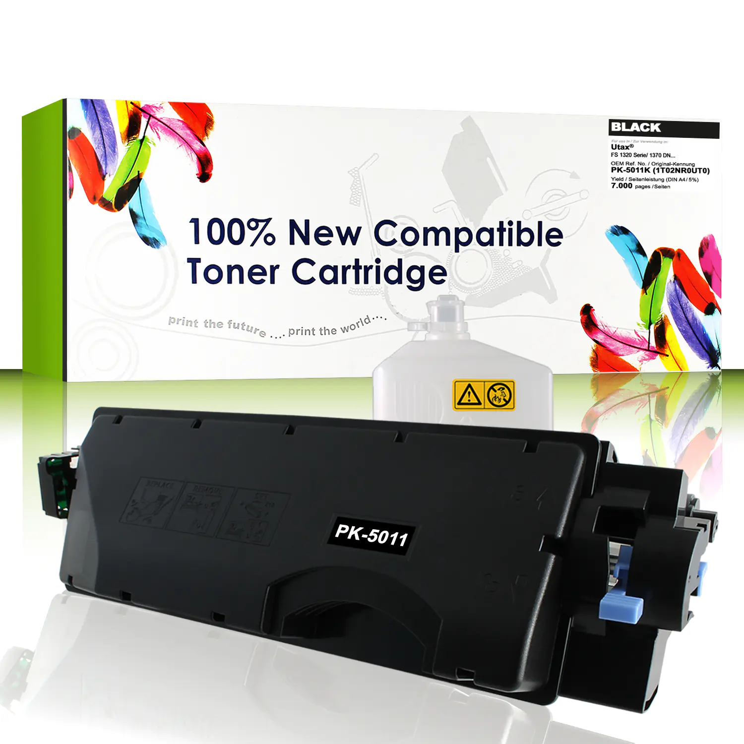 CartridgeWeb Toner kompatibel zu Utax 1T02NR0UT0 PK-5011K schwarz 7.000 Seiten 1 Stück CartridgeWeb Toner kompatibel zu Utax 1T02NR0UT0 PK-5011K schwarz 7.000 Seiten 1 Stück