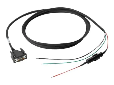 Zebra - Stromkabel - 9 - 60 V - 3.05 m - Daumenschrauben - für Zebra VC70N0