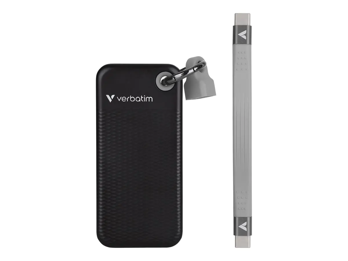 Verbatim Pocket - SSD - 2 TB - Schlüsselanhänger mit Kabelanschluss - extern (tragbar) 32194