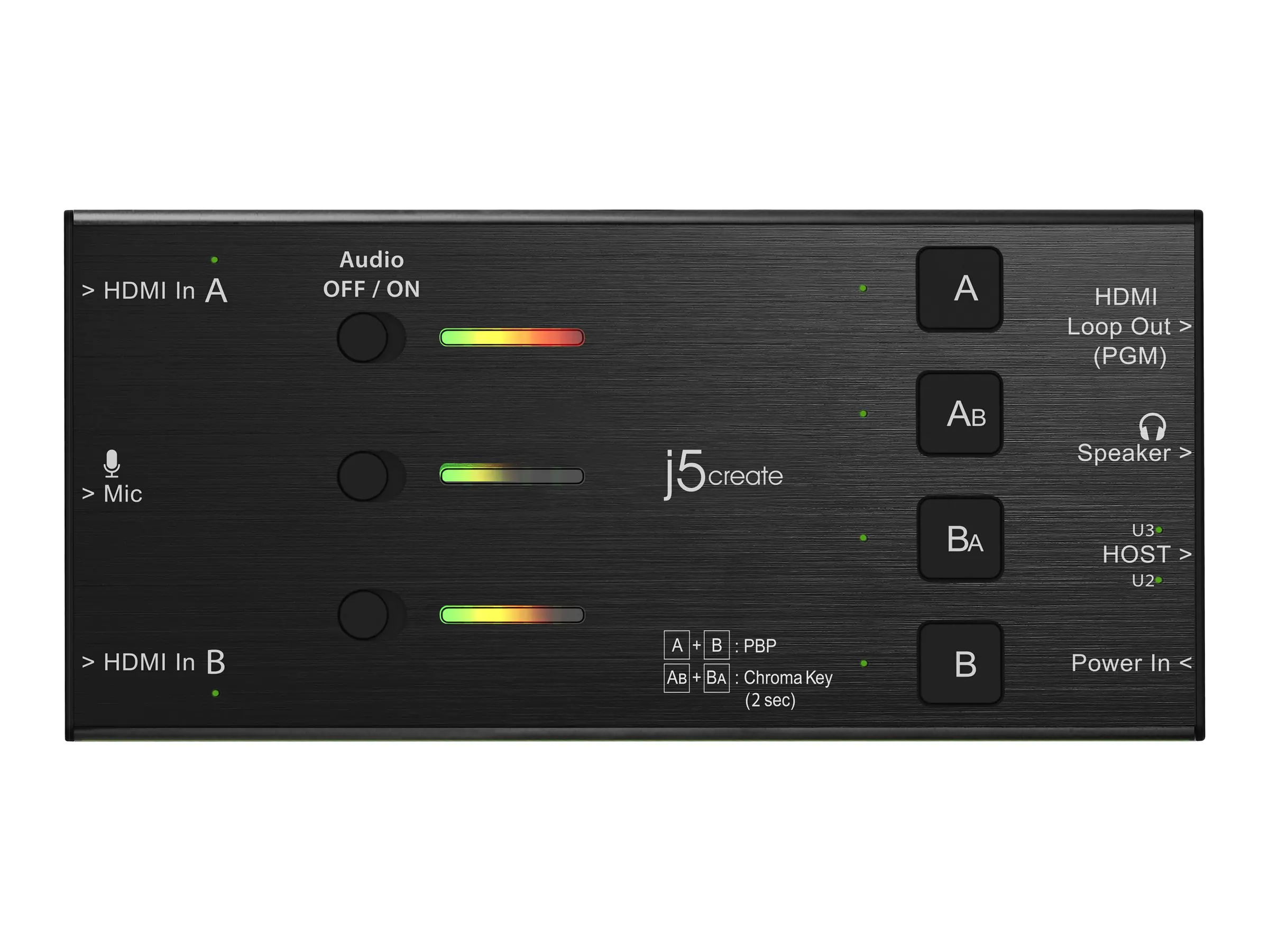 j5create JVA06-N - Videoaufnahmeadapter - USB-C 3.0 - Schwarz