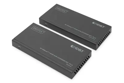 DIGITUS DS-55512 - Sender und Empfänger - Video/Audio/Infrarot/USB Extender - HDMI, HDBaseT - über CAT 5e/6/6a/7/8 - bis zu 70 m