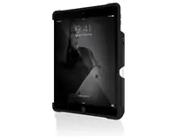STM dux Shell Duo - Hintere Abdeckung für Tablet - widerstandsfähig - Polycarbonat, Thermoplastisches Polyurethan (TPU) - Schwarz - für Apple 10.2-inch iPad (7. Generation)