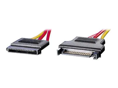 Roline - Spannungsversorgungs-Verlängerungskabel - SATA-Stromstecker (M) zu SATA-Stromstecker (W) - 30 cm