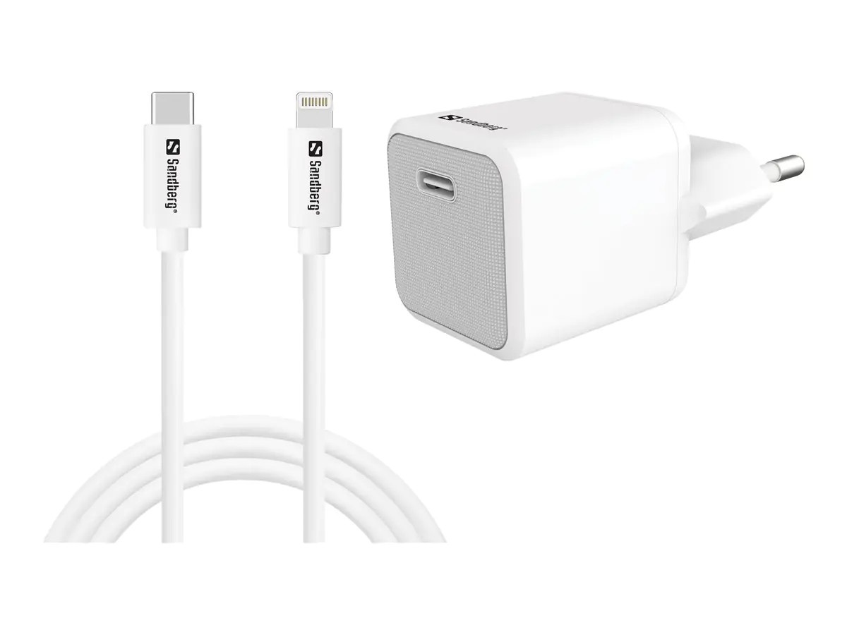 SANDBERG Netzteil - 2-in-1 - 20 watt - 3 A - PD (USB-C) 441-57