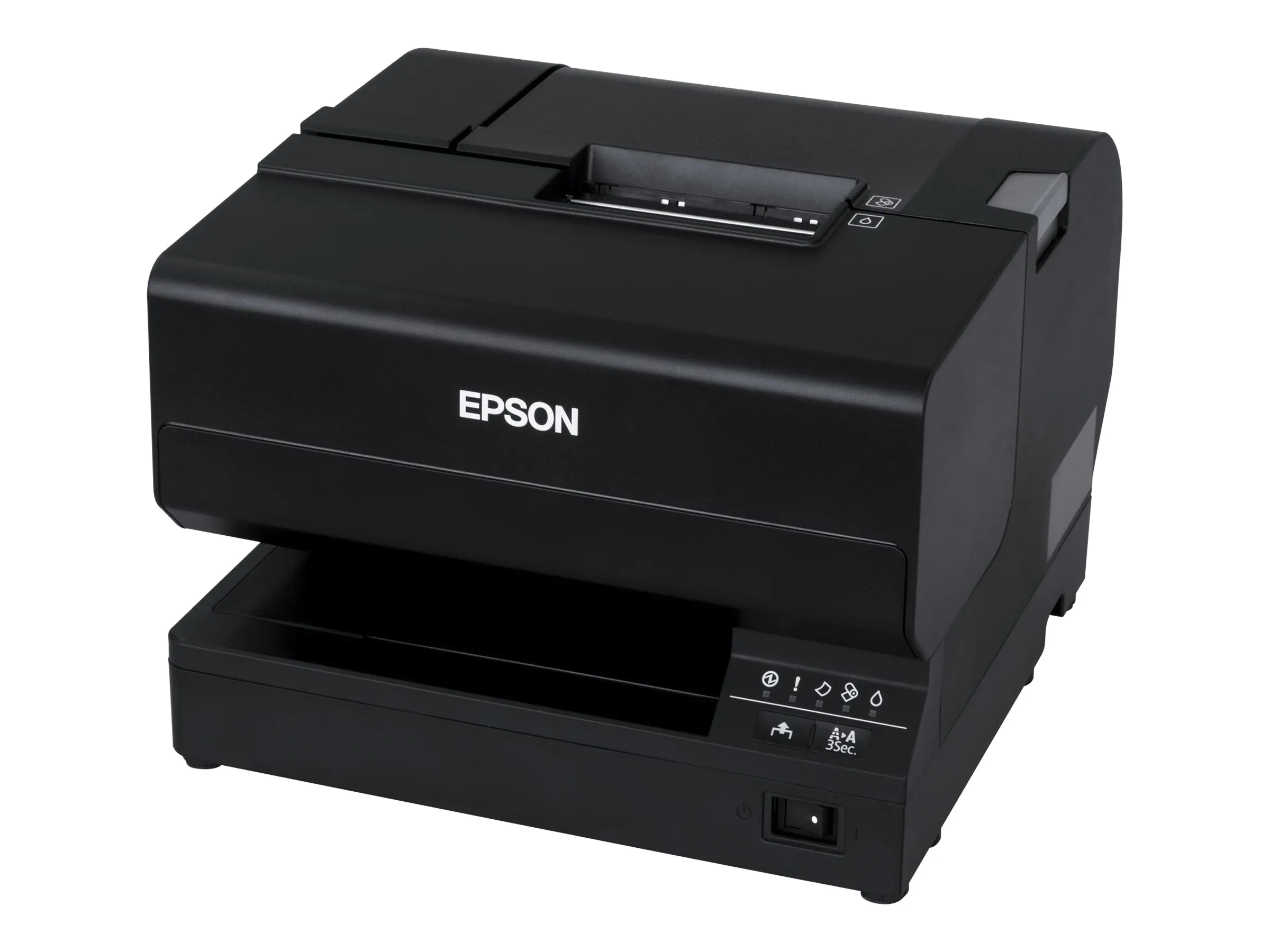 Epson TM J7700 - Belegdrucker - Tintenstrahl - Roll (8,3 cm), 230 x 297 mm - bis zu 98 mm/Sek. - USB 2.0, LAN - weiß