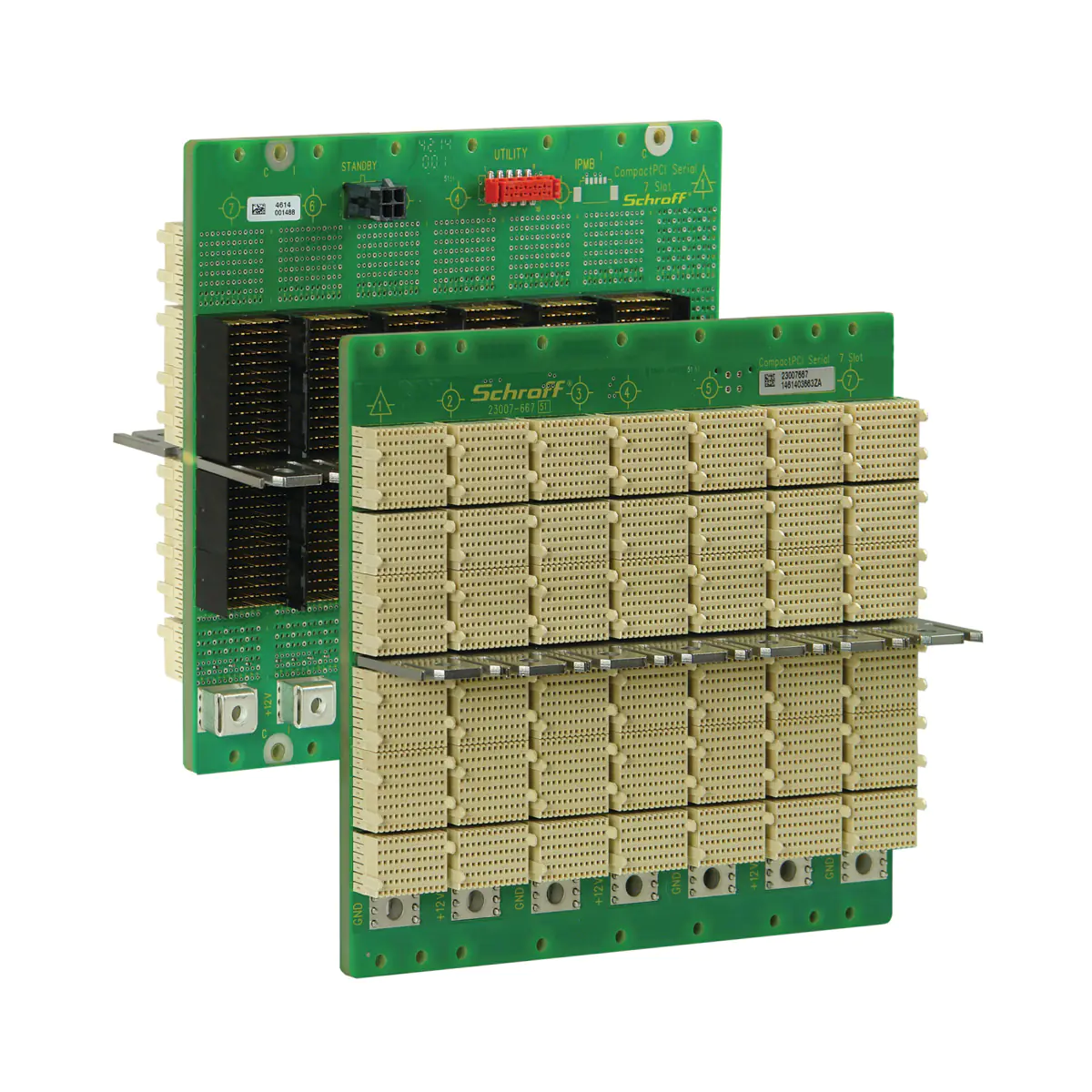 SCHROFF 23007667 19 Zoll CPCI Serielle Backplane - Rack-Zubehör