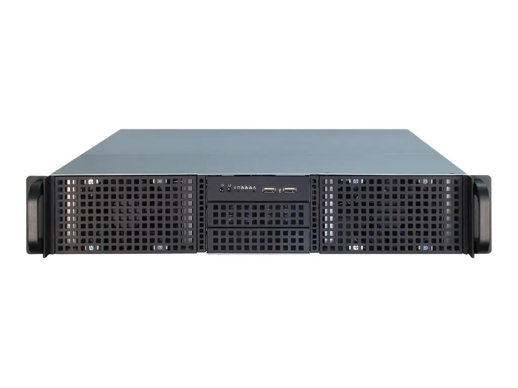 Inter-Tech IPC 2U-20248 - Rack-Montage - 2U - E-ATX - keine Spannungsversorgung (EPS2U) - USB