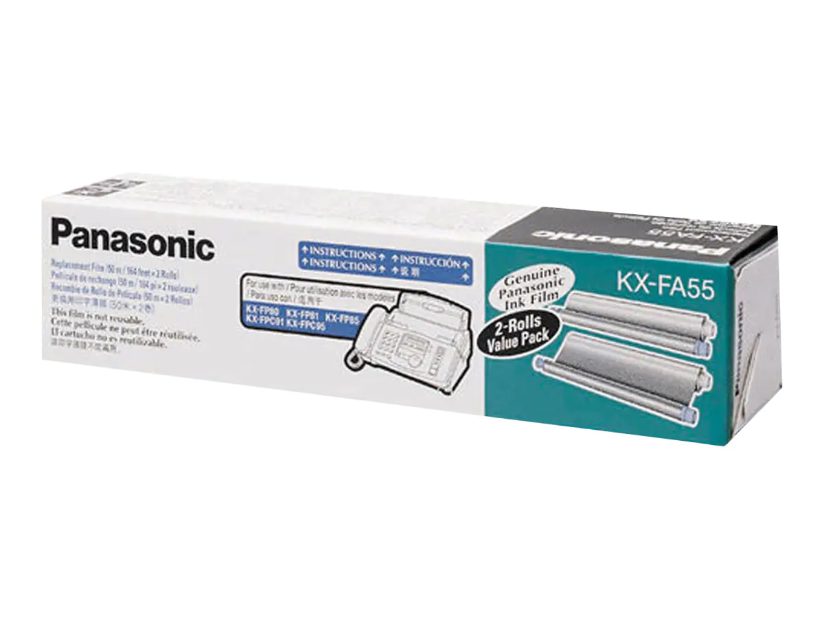 Panasonic KX-FA55X - Druckfilmband - für KX-FM90, FP153, FP158, FP82, FP86, FP88, FPC165, FPC166, FPC185, FPC95, FPC96, FPG372