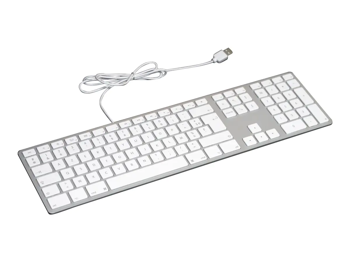 Matias Wired Aluminum - Tastatur - USB - Deutsch FK318S-DE