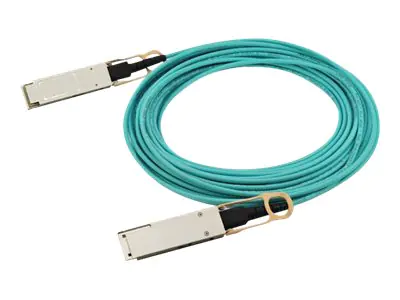 HPE Aruba - 100GBase-AOC Direktanschlusskabel - QSFP28 (M) zu QSFP28 (M) - 30 m - Glasfaser - aktiv - für HPE Aruba 8325-32C, 8325-48Y8C; CX 8360-12C V2, 8360-16Y2C V2
