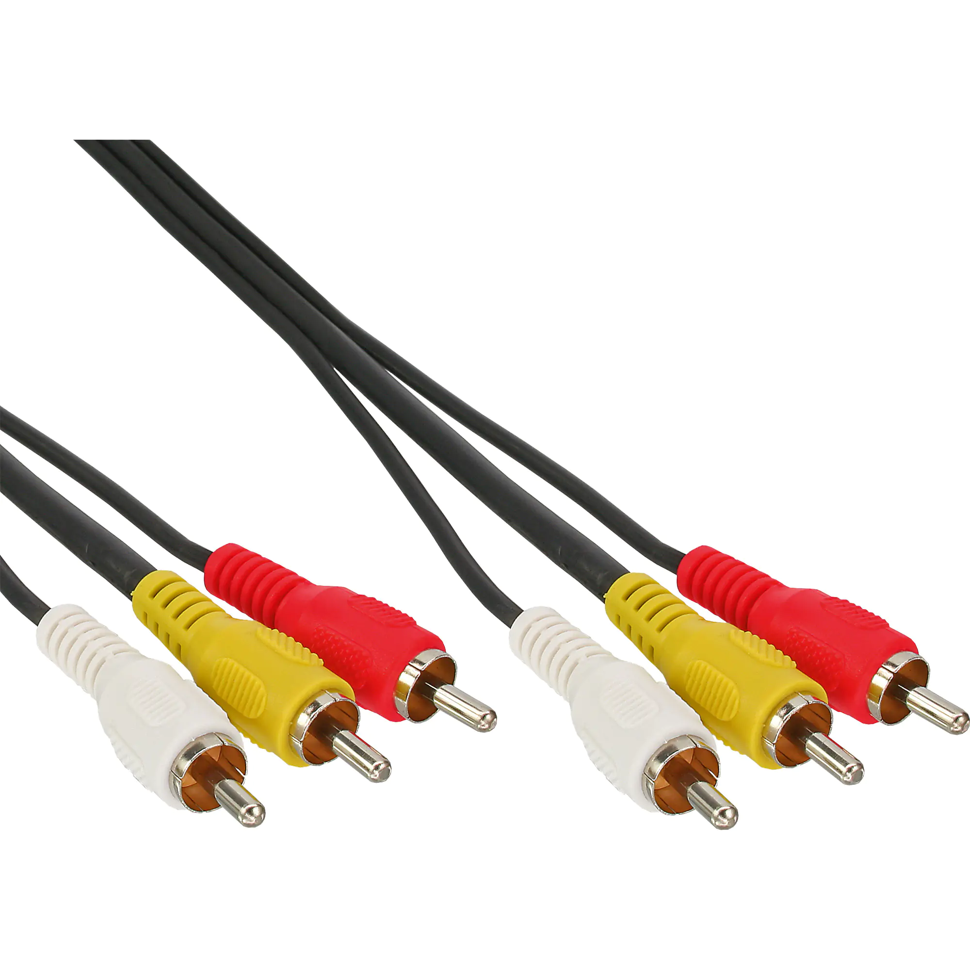 InLine - Video- / Audiokabel - Composite Video / Audio - RCA x 3 männlich zu RCA x 3 männlich - 10 m