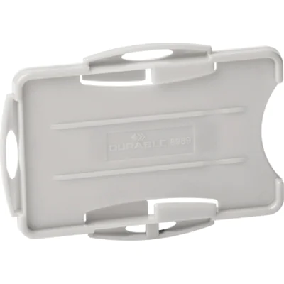 DURABLE Ausweishalter ECO 87 x 54 mm (B x H) Kunststoff, 80 % recycelt grau 10 St./Pack.