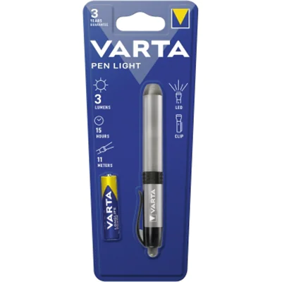 Varta Taschenlampe Pen Light 16611101421 LED Aluminium Varta Taschenlampe Pen Light 16611101421 LED Aluminium