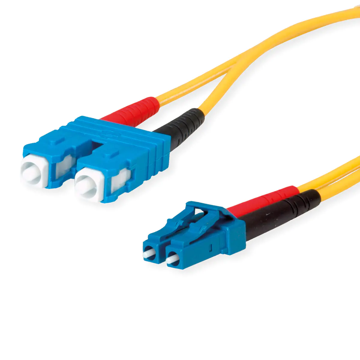 Telegärtner Karl Gärtner TELEG. LWL Adapterkabel 2x E9/125 OS2 1x SC Duplex - LC Duplex bl - Kabel