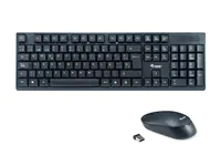 Equip Wireless Tastatur+ Maus Layout spansich schwarz