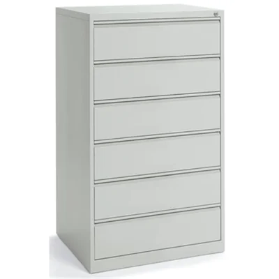 Karteischrank BASE LINE 760 x 1.320 x 620 mm (B x H x T) 6 Schubladen Stahl, pulverbeschichtet lichtgrau Karteischrank BASE LINE 760 x 1.320 x 620 mm (B x H x T) 6 Schubladen Stahl, pulverbeschichtet lichtgrau