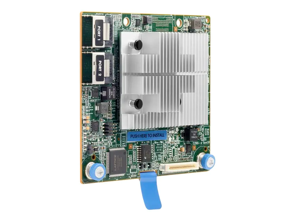 HPE Smart Array E208i-a SR Gen10 - Speichercontroller (RAID) - 8 Sender/Kanal - SATA 6Gb/s / SAS 12Gb/s - 12 Gbit/s - RAID 0, 1, 5, 10 - PCIe 3.0 x8 - für Apollo 4200 Gen10; ProLiant DL360 Gen10